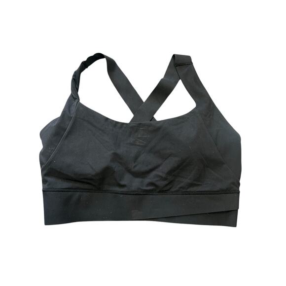 SHEIN Glow Mode Black Sports Bra – Size Large –‎ NWT - Picture 2 of 4